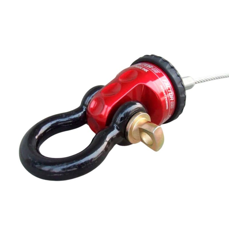 Factor 55 00015-01 Prolink Original Shackle Mount Replaces Winch Hook with a Stronger Shackle D-Ring Mount Max Load Rating 16,000 lb Ideal for 4x4 Off Road Adventures - Red. - Image 2